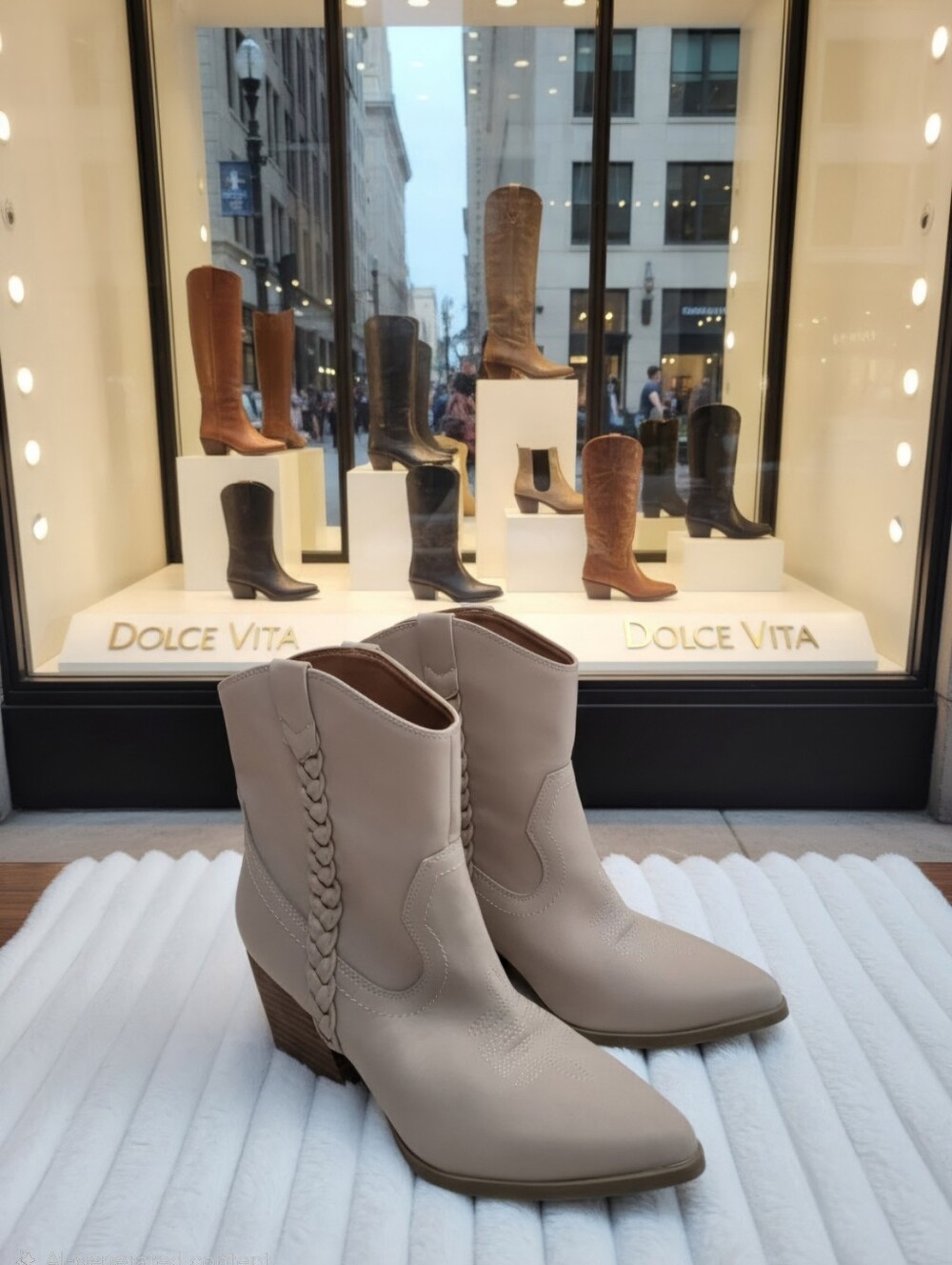 Dolce Vita Koolson Western Boots Booties Women's Sz 6.5 New